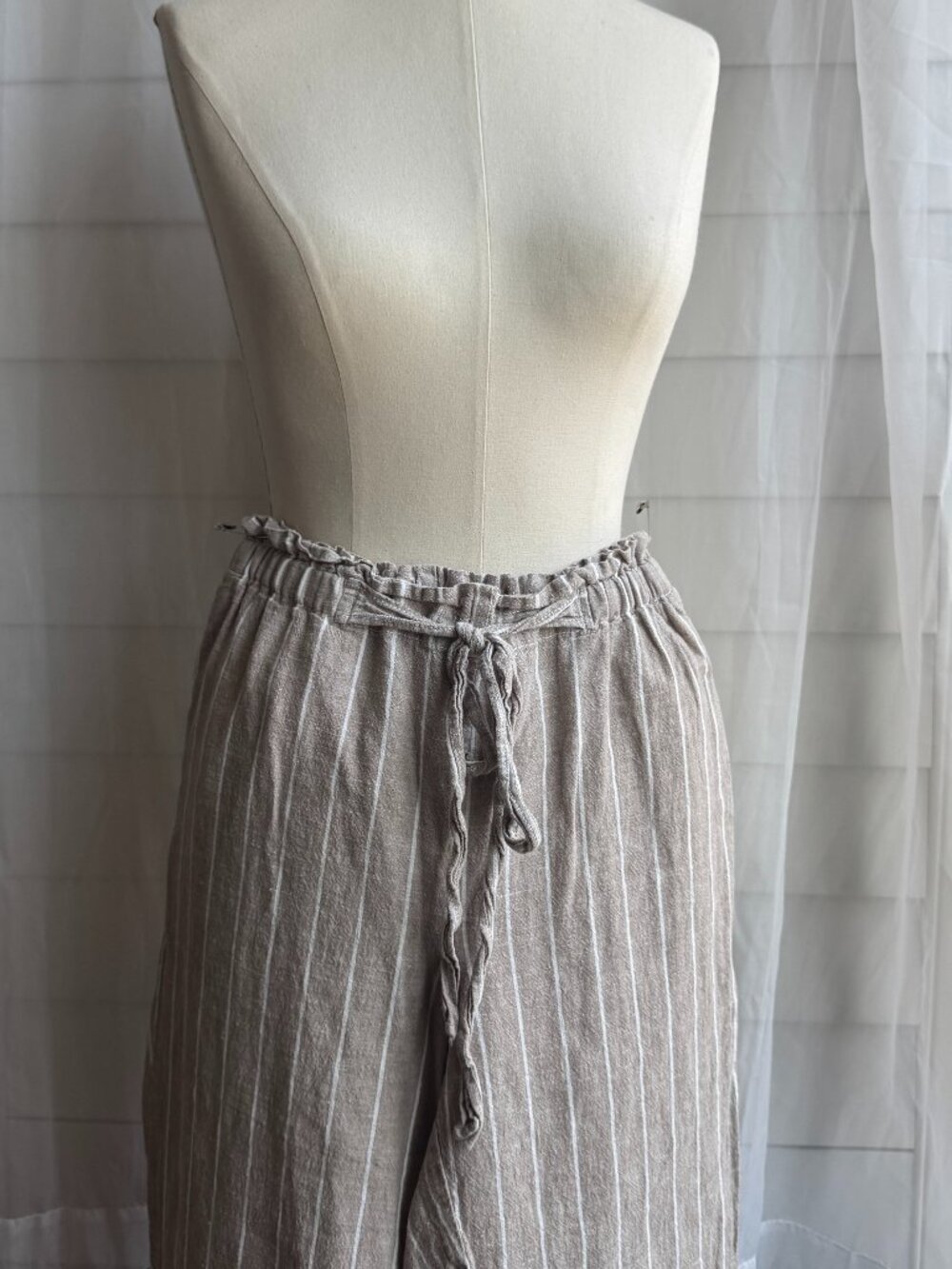 paper bag cotton pants